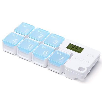 Pastillero Semanal con Alarma Digital - 7 Días